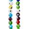 Multicolor Eyeball Glass Round Beads, 8mm by Bead Landing™